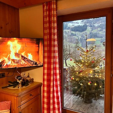 Ferienwohnung Gamsbock Panorama View Balkon, Gartensauna, Garten, Grillplatz シュトゥンム エクステリア 写真